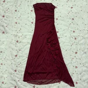 Vintage Asymmetrical Formal Gown